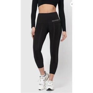 SKINNIFY Resistance Leggings Small Black Workout Ankle 4 Band Gym Training Run